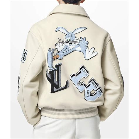 louis vuitton cream bunny jacket